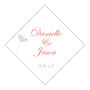 Orchid Diamond Wedding Label